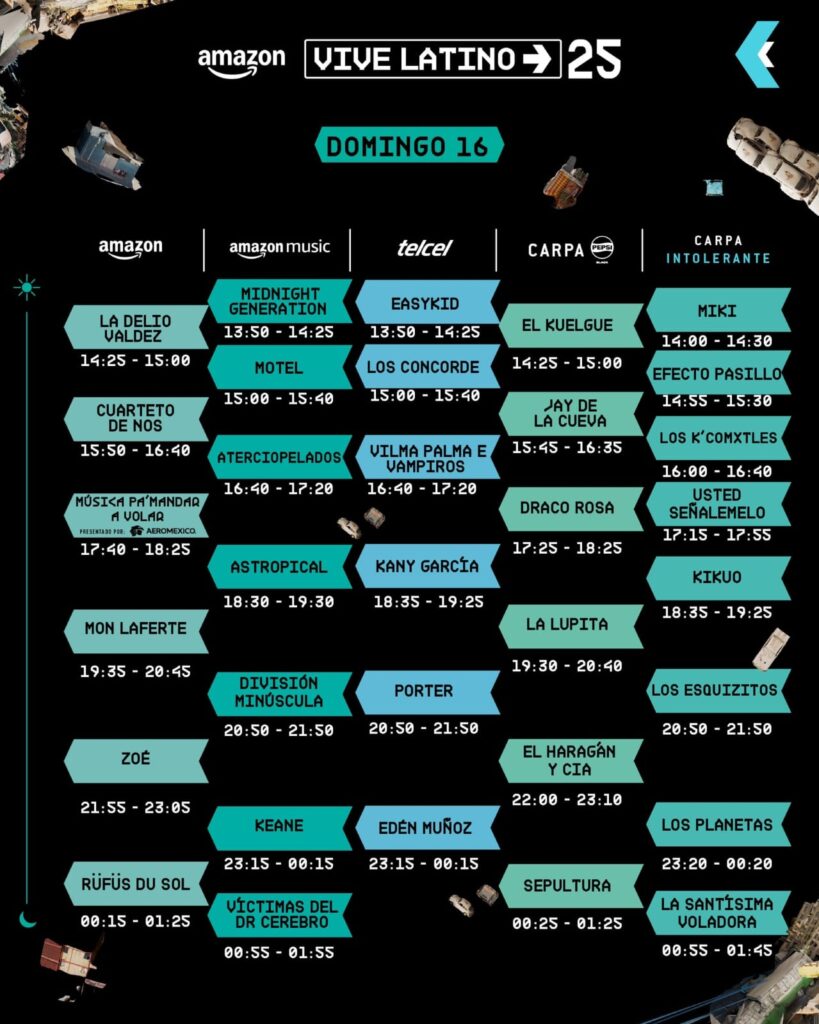 Vive Latino 2025 domingo