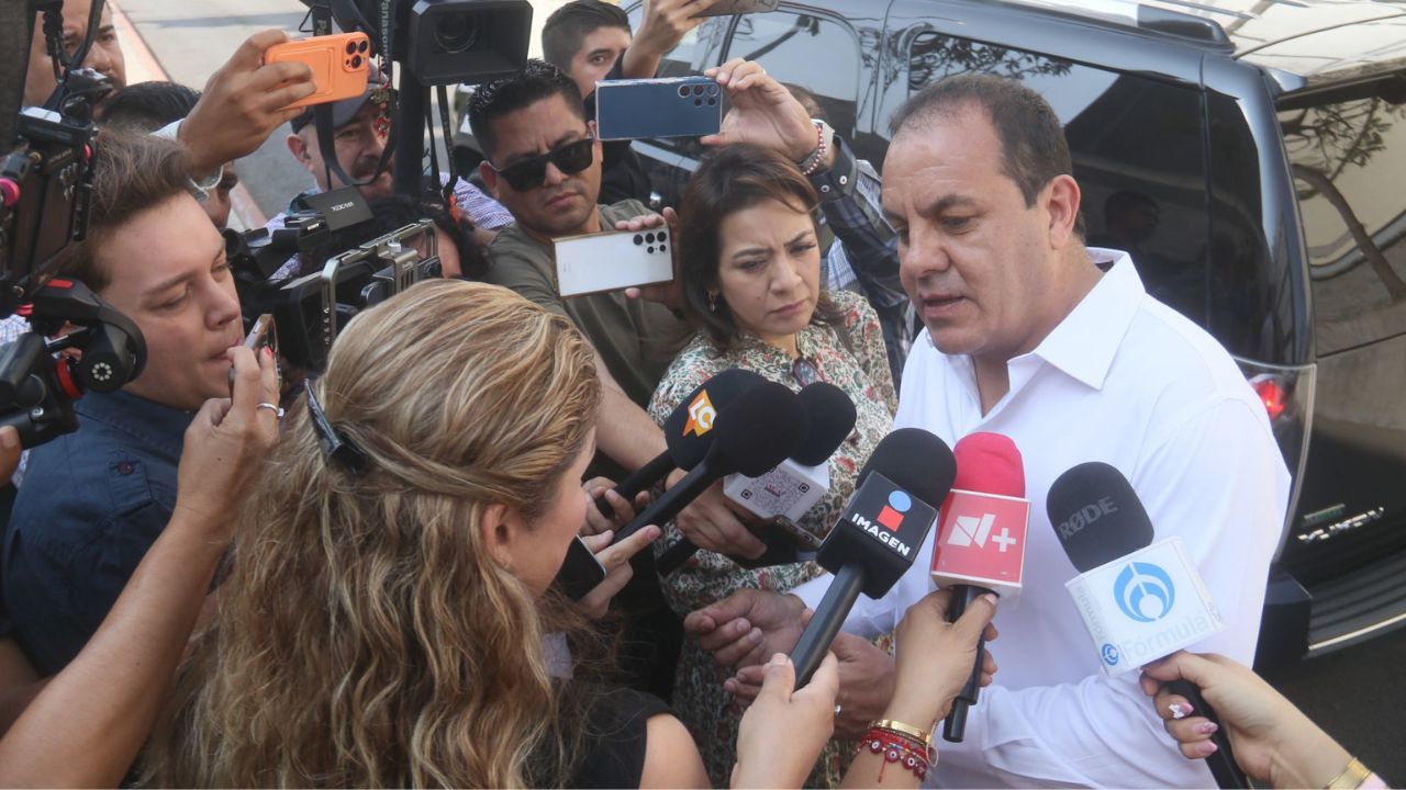 Cuauhtémoc Blanco acudió este jueves a la Fiscalía de Morelos, ante la denuncia de presunta violación en grado de tentativa.