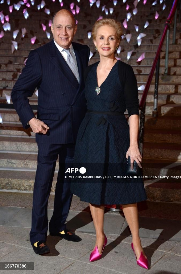 Foto: AFP/ Reinaldo y Carolina Herrera