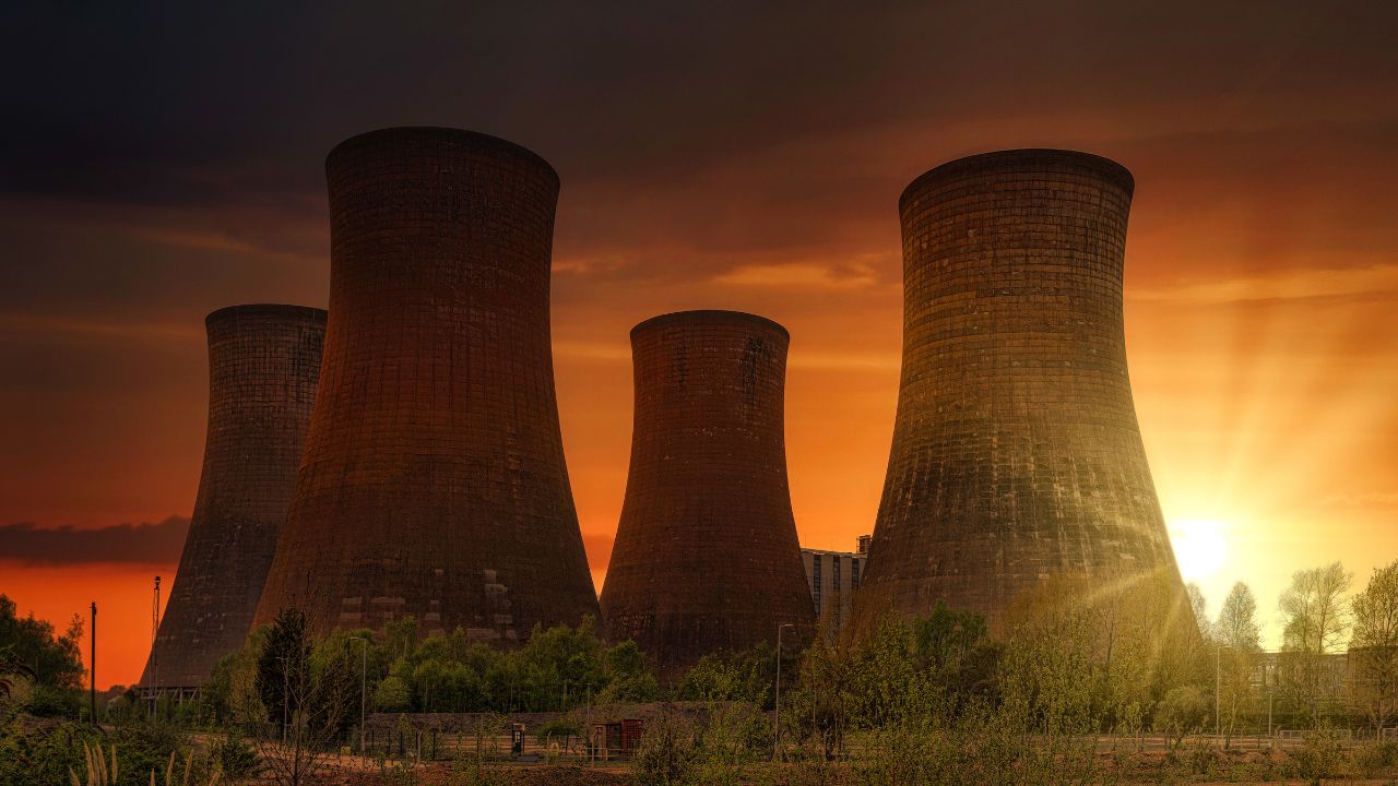 aspectos de una planta nuclear