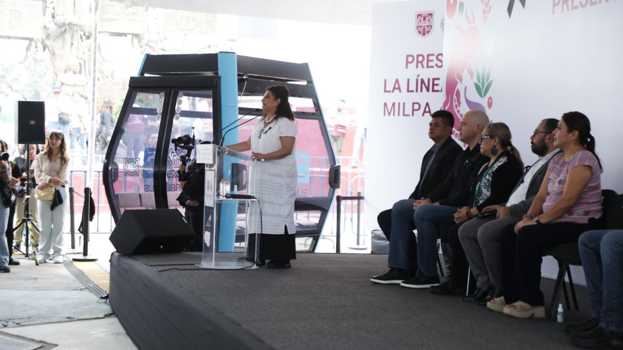 Clara Brigada, presentó el proyecto de ruta para el Cablebús para Milpa Alta – Tláhuac