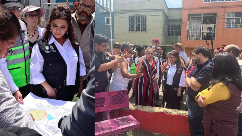 La mandataria capitalina visitó la tarde de este miércoles la colonia Ejército de Oriente II Sección en la alcaldía Iztapalapa.