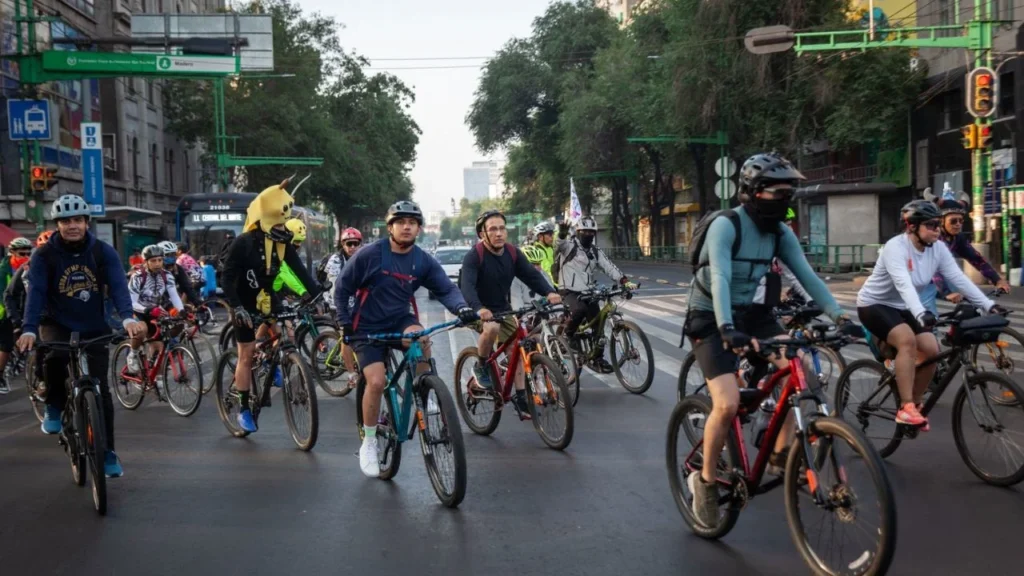 Rodadas ciclistas en la CDMX