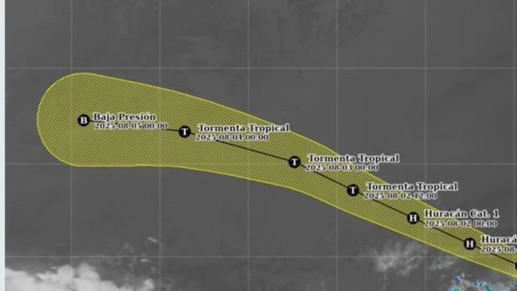 Hoy jueves 31 de julio, se forman la tormenta tropical Gil en aguas del Pacífico Nororiental