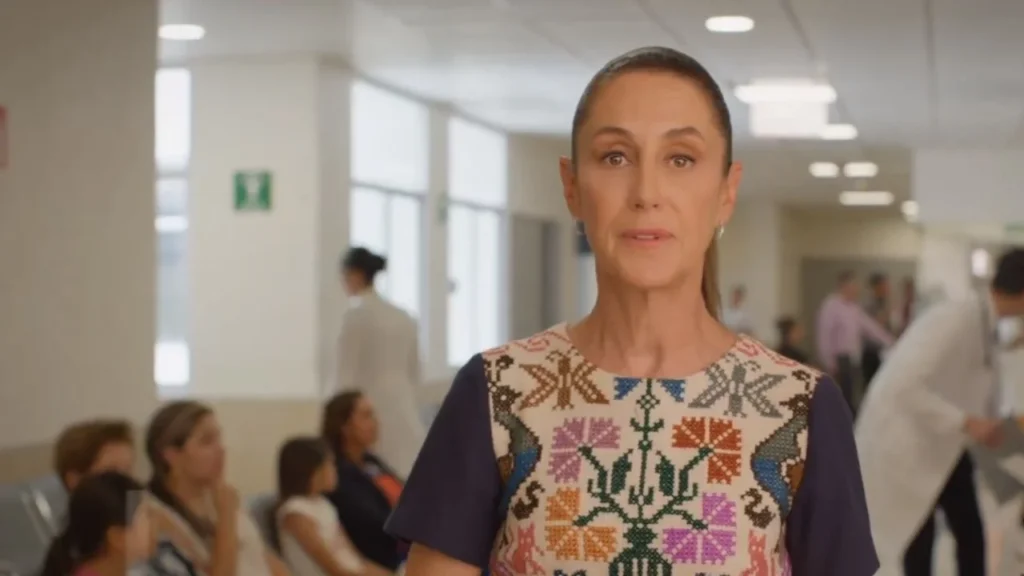 Progreso. Sheinbaum destacó los programas sociales, la reducción de la pobreza y los avances en el sector salud.  