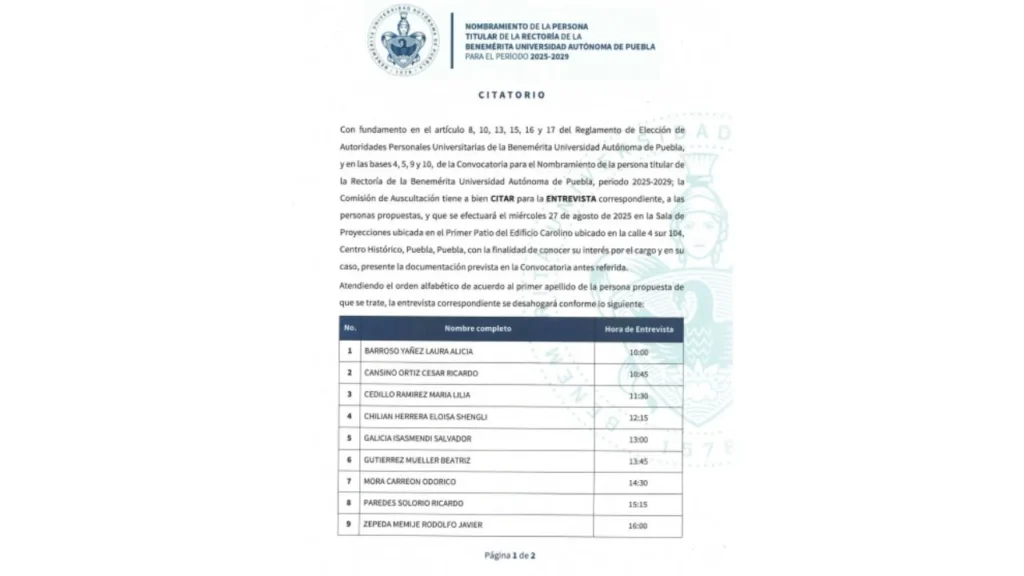 La escritora Beatriz Gutiérrez Müller busca la rectoría de la BUAP.