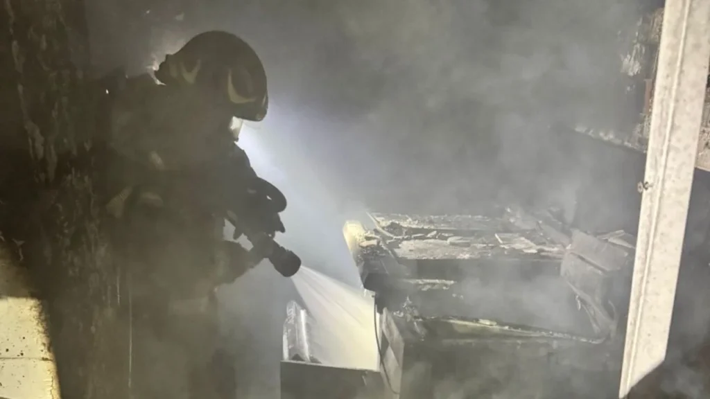 incendio en La Casa de los Abuelos en Polanco