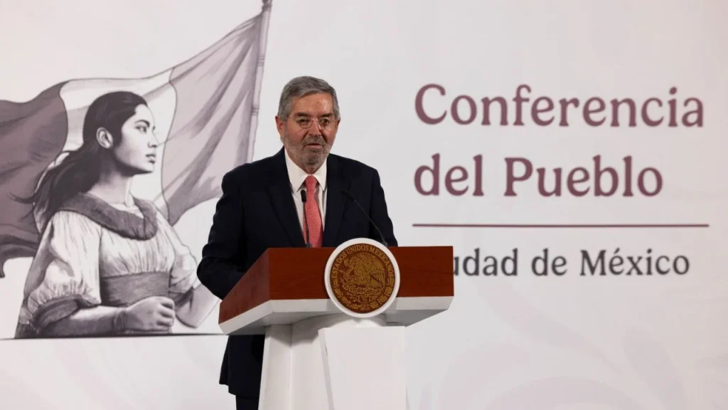 Argumento. El canciller se pronunció a favor de que sea una mujer la próxima secretaria de la Organización de las Naciones Unidas (ONU) al destacar los resultados de México al ser dirigido por su primera Presidenta