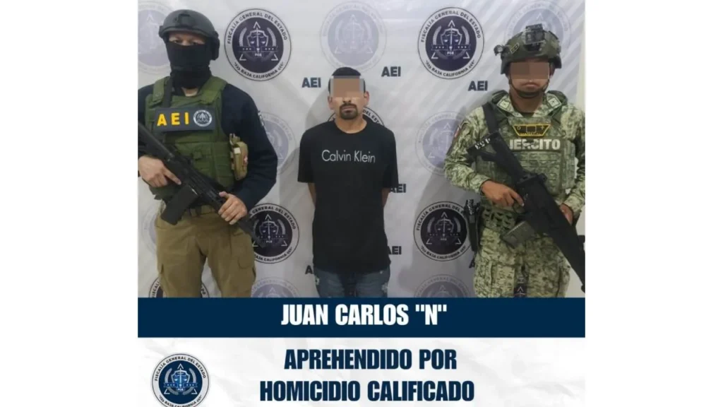 Detuvieron a Juan Carlos “N”, alias “El Shory”, en Baja California.