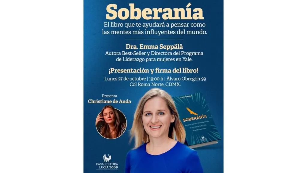  Ema Seppälä estará presente en la Ciudad de México.