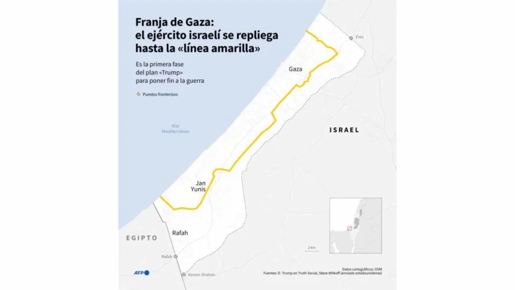 Foto: AFP | Hamás recupera terreno ante el repliegue del ejército de Israel.