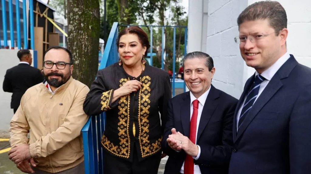 Autoridades capitalinas y de Coyoacán inauguraron el primer módulo de seguridad de las 500 a recuperar en la CDMX.