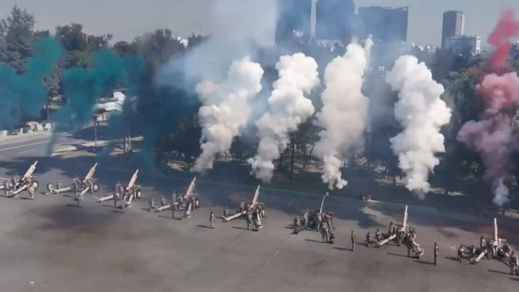 Elementos de las Fuerzas Armadas participarán en el desfile cívico-militar.