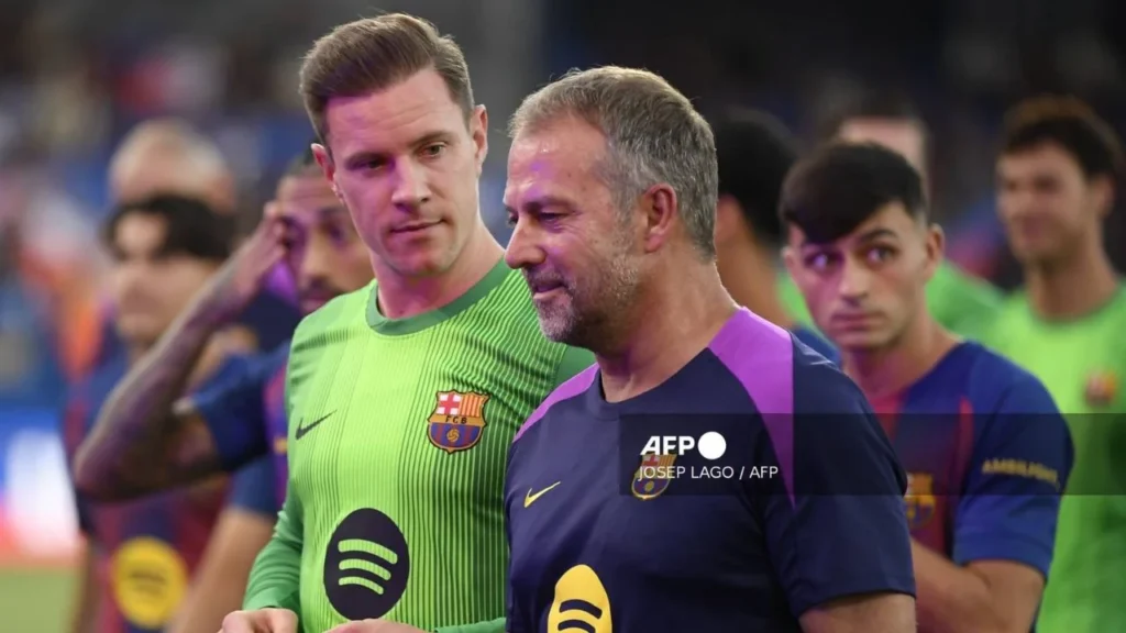 Hansi Flick confirma la marcha de Ter Stegen al Girona