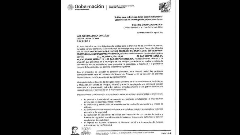 ALERTA. Organismos de derechos humanos dieron a conocer la situación.