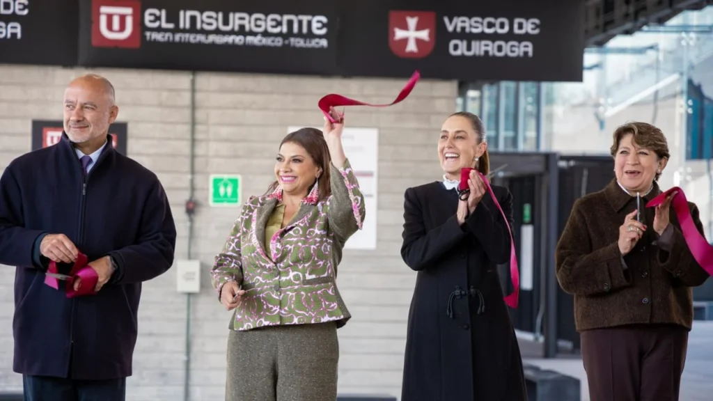 Claudia Sheinbaum realizó un recorrido durante la inauguración del último tramo del Tren El Insurgente a Observatorio.