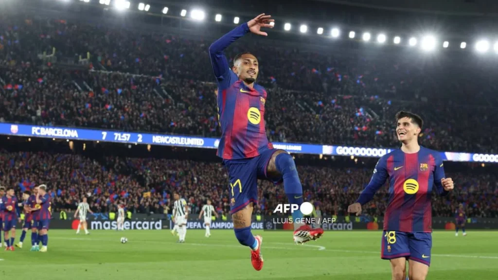 El Barcelona goleó al Newcastle en la vuelta de los octavos de final.