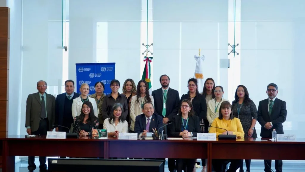 Rafael Guerra Álvarez, encabezó la presentación de un proyecto con la OIT para fortalecer la justicia laboral y prevenir conflictos con perspectiva de género.