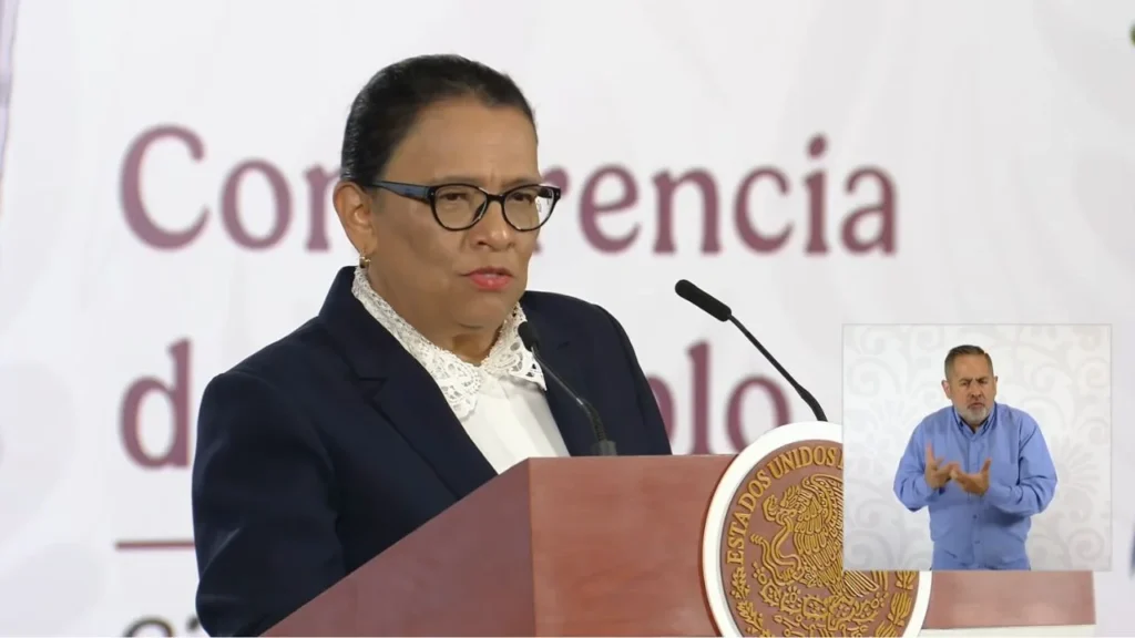 La secretaria de Gobernación, Rosa Icela Rodríguez, garantizó que las actividades se realizarán "con normalidad".