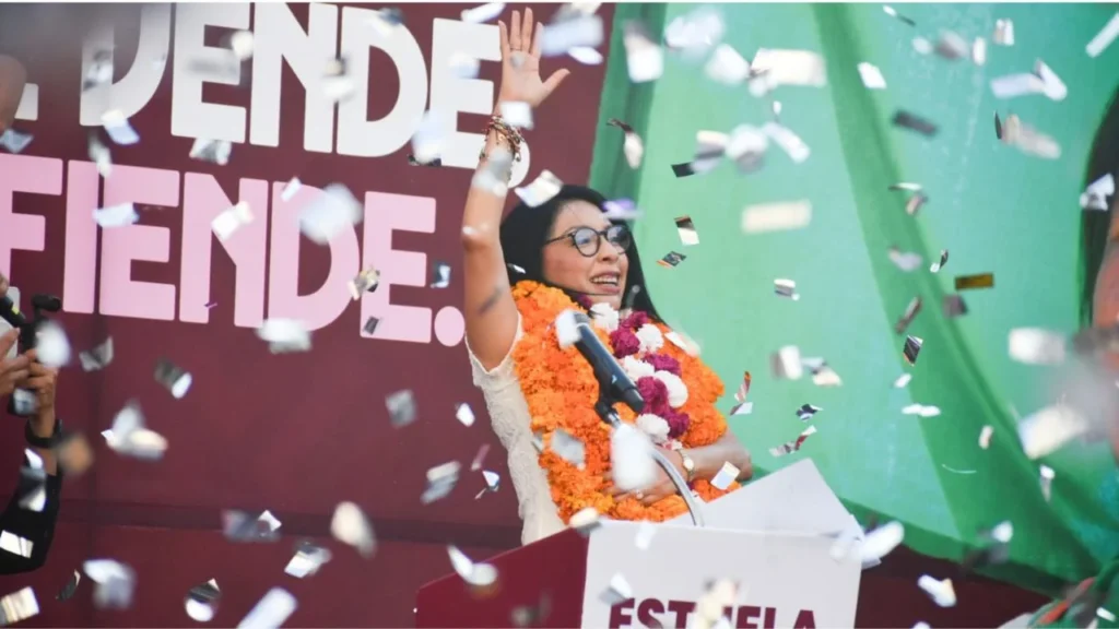 En el encuentro en Acapulco, los miles de asistentes a la asamblea de Esthela Damián cerraron filas en torno al proyecto de Claudia Sheinbaum.