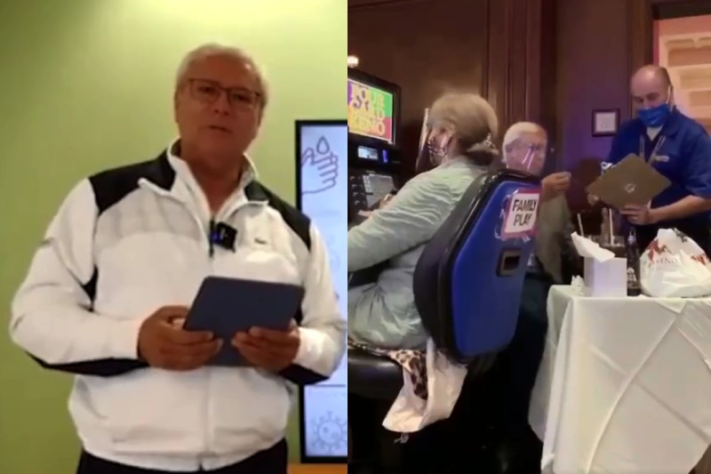 El gobernador de Baja California, Jaime Bonilla, comenta sobre el video en que se le captó apostando en un casino de San Diego