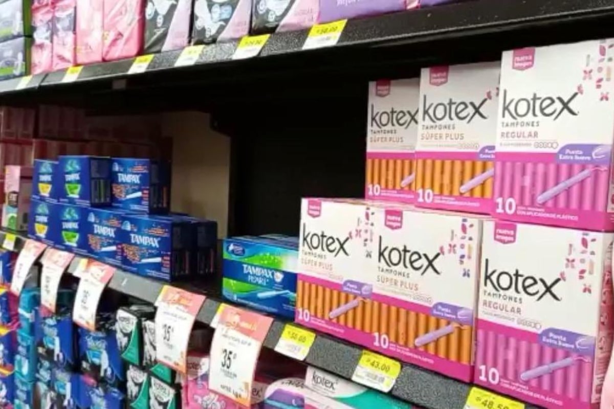 Ahora las mujeres sólo pueden encontrar otras opciones como toallas sanitarias, protectores diarios, ropa interior reusable y jabones íntimos