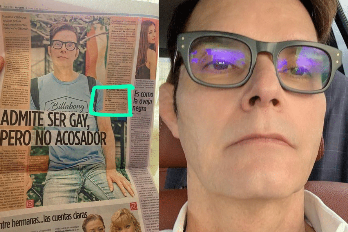 "Ser gay no es sinónimo de ser acosador". Horacio Villalobos victima de homofobia