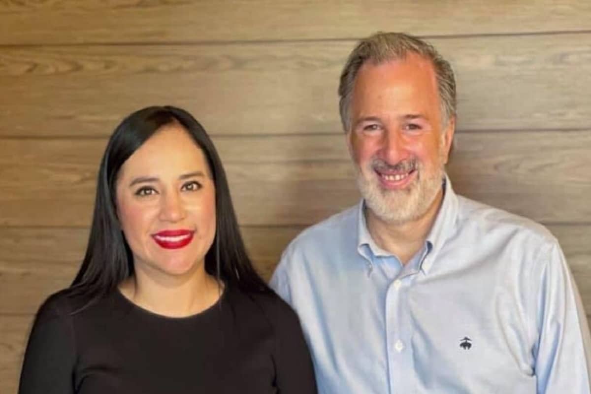 Sandra Cuevas y José Antonio Meade