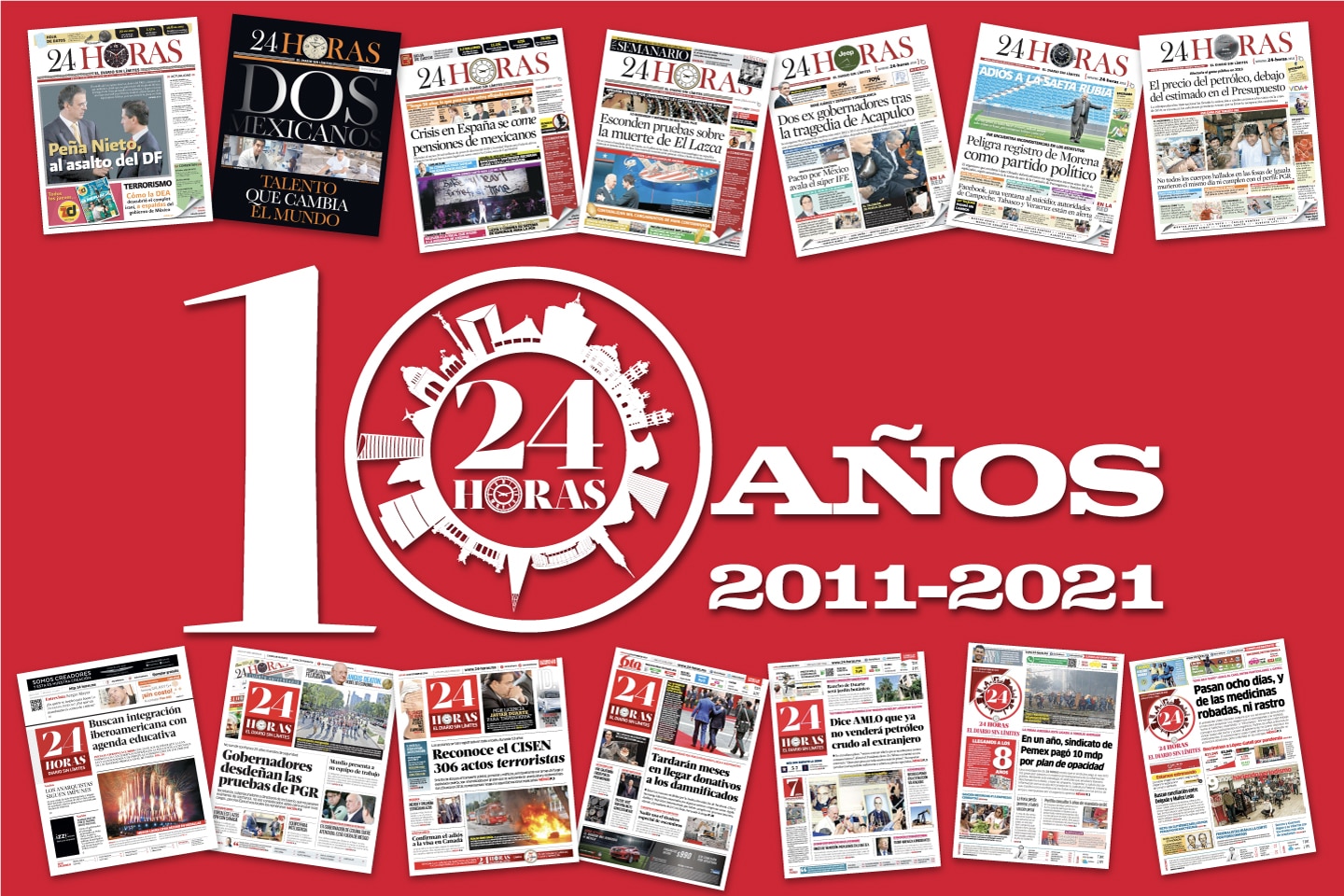 Celebran con 24 Horas su 10 Aniversario