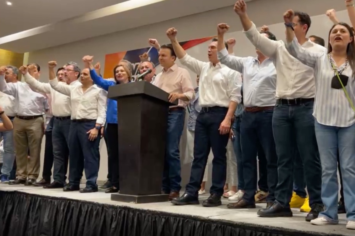 Alejandro Moreno y Jesús Zambrano celebran triunfos en Durango, Aguascalientes y Tamaulipas