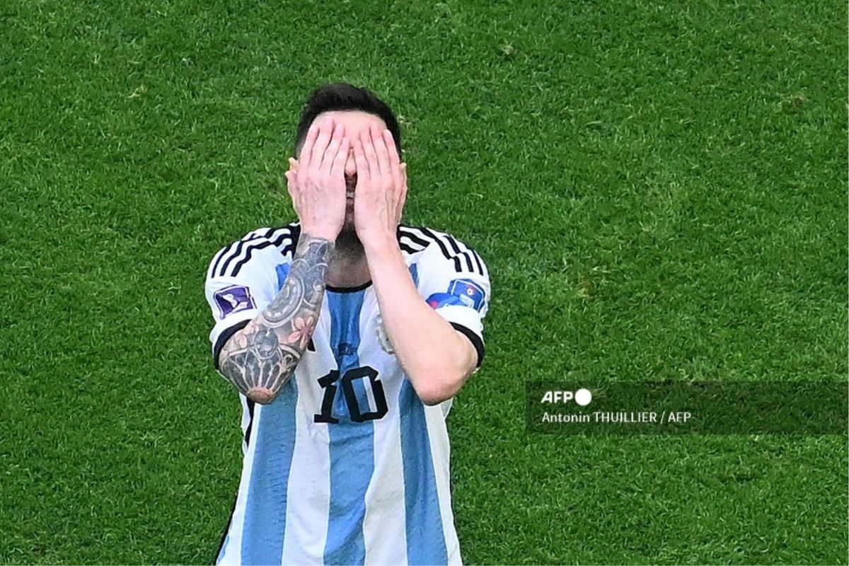 Foto:AFP|"Es un golpe muy duro", dice Messi tras perder con Arabia Saudita
