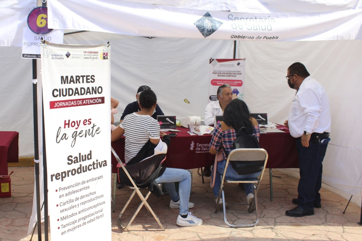 En este "Martes Ciudadano", la dependencia instaló 26 módulos de atención a la salud