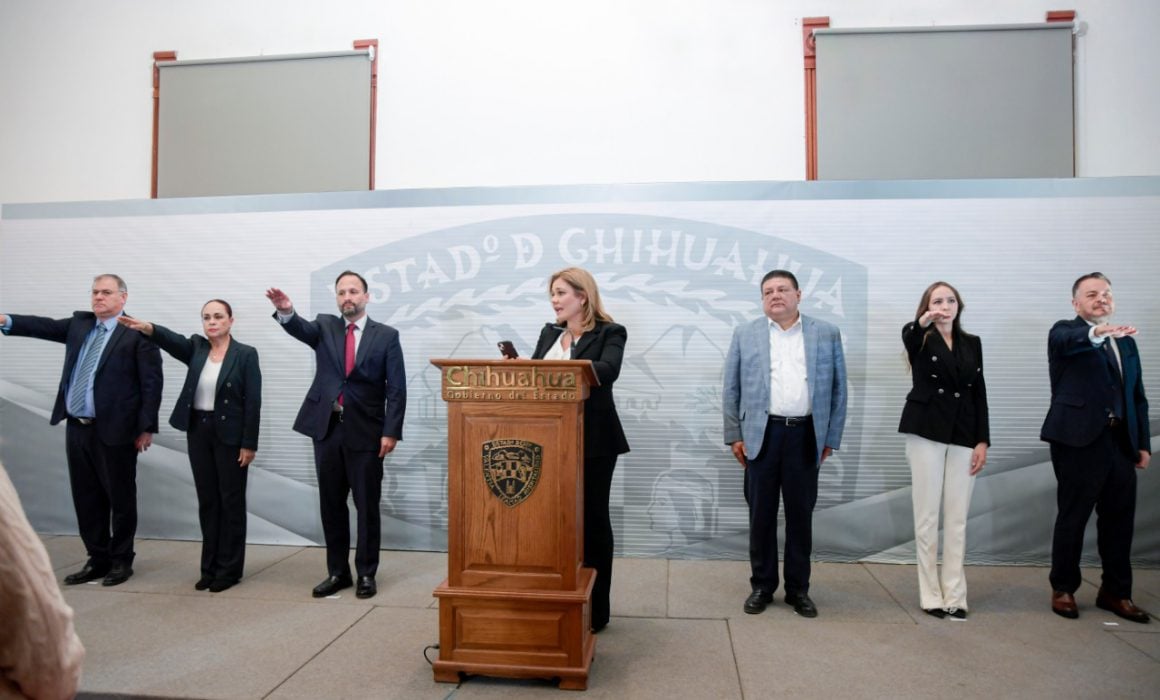Foto: Gobierno Chihuhua | Fiscal La mandataria estatal anunció los cambios en el Gabinete, mismos que a partir de la fecha entran en vigor tras su anuncio formal. 