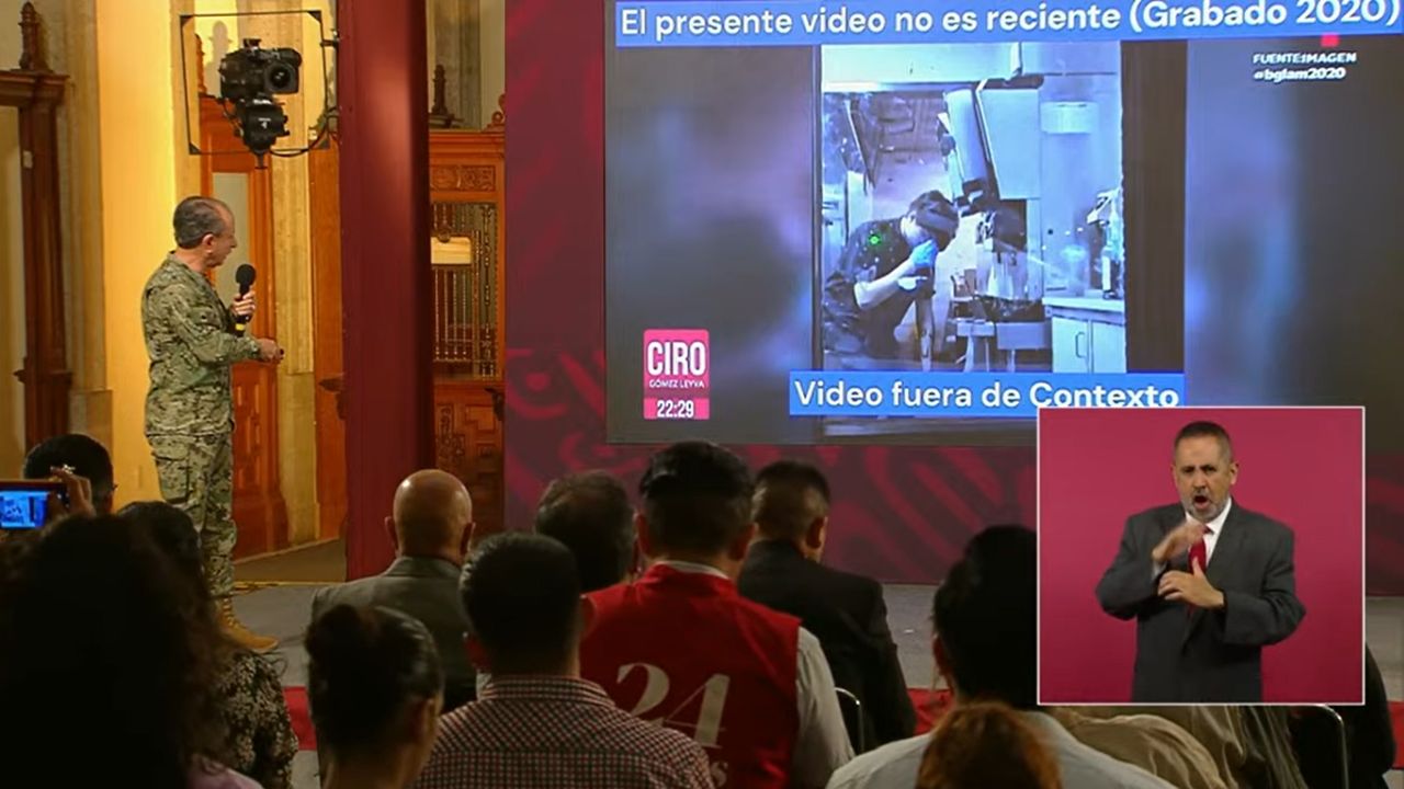Foto:Captura de pantalla|Marina desmiente reportaje sobre fabricación de fentanilo en México