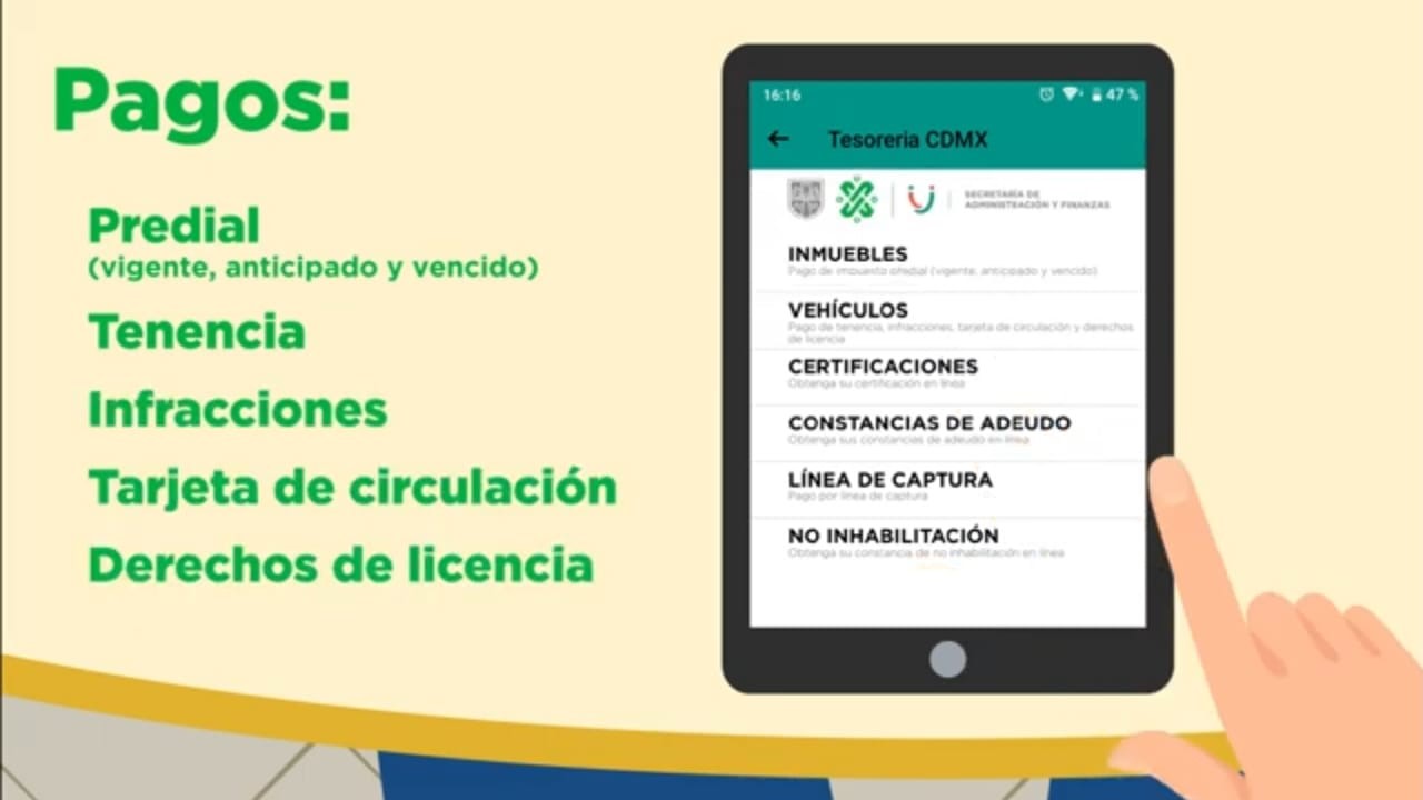 ilustración de la app Pagos Tesorería
