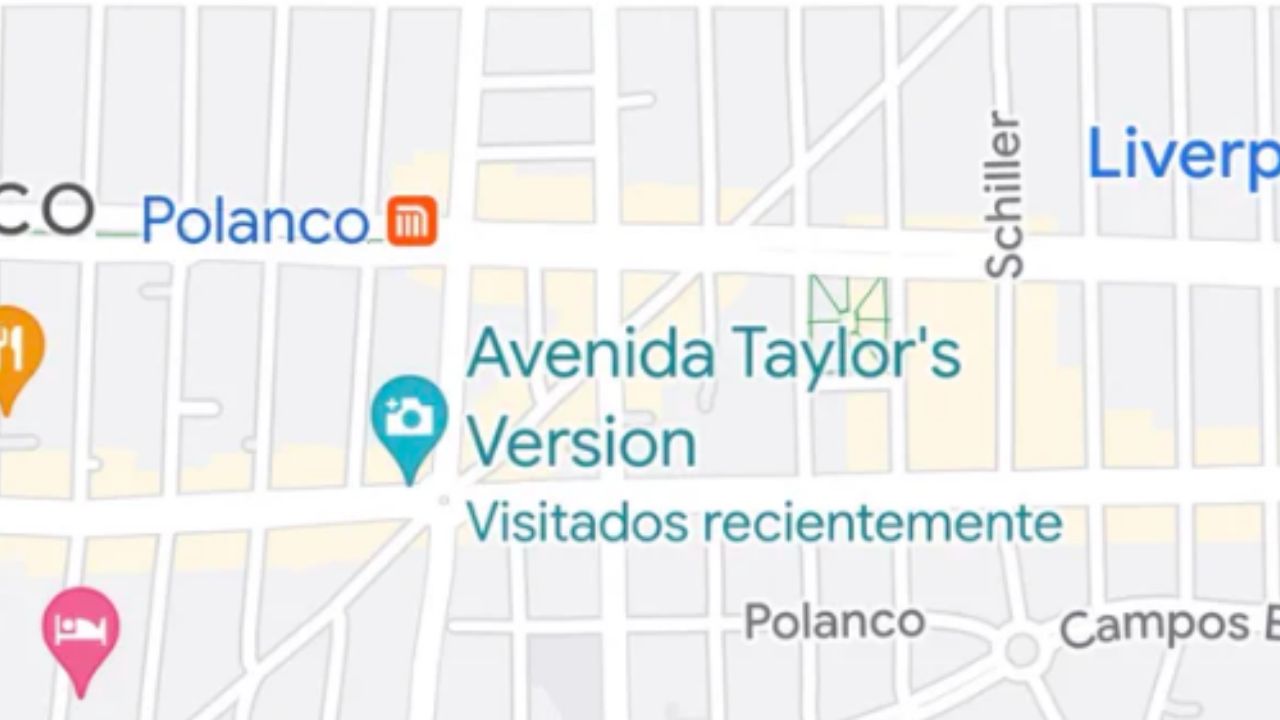 Foto:Redes sociales|¿Ya viste? Fans cambian nombre de avenida en Google Maps en honor a Taylor Swift