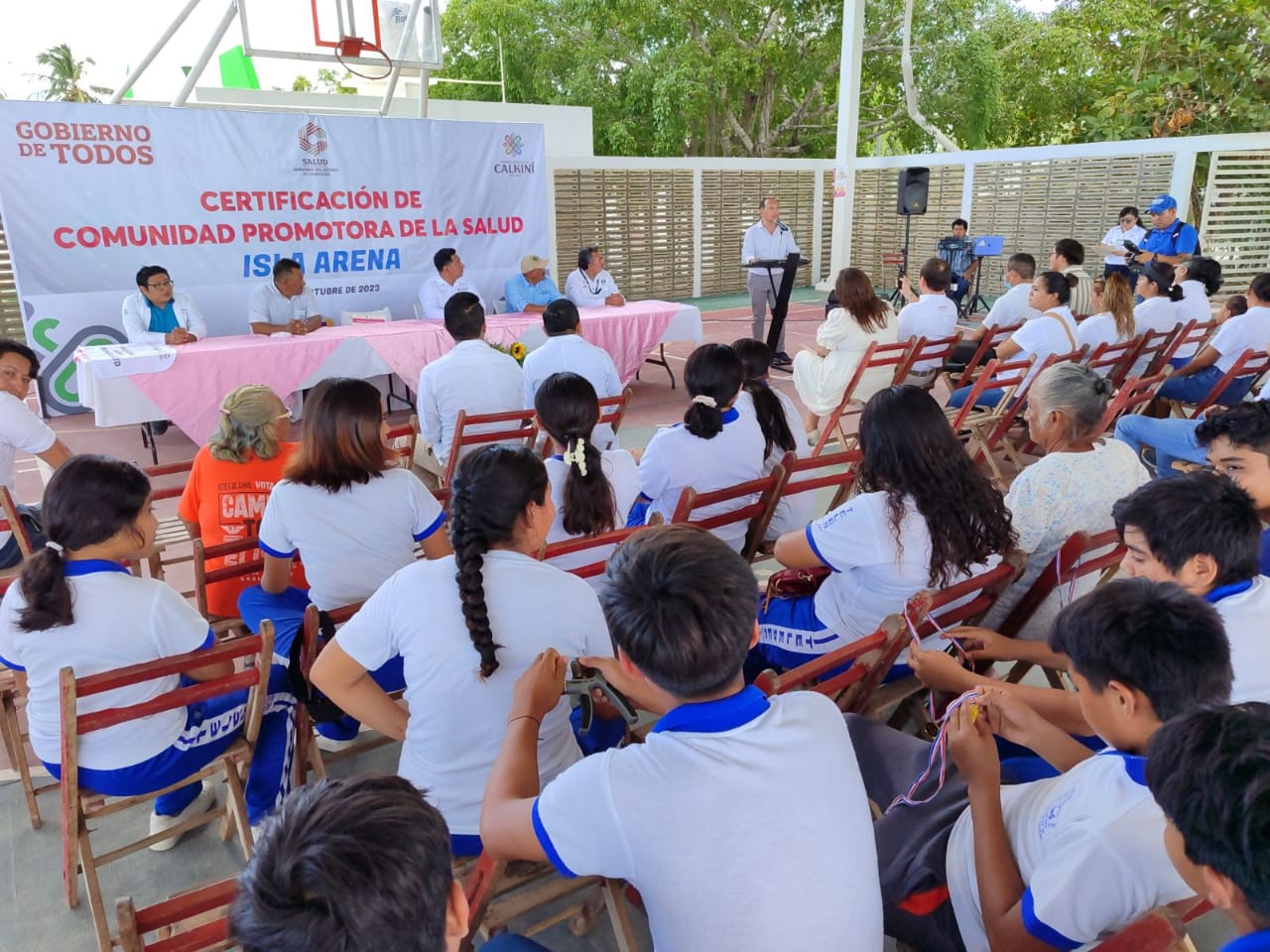 Foto: Cortesía / Reconocen el esfuerzo comunitario realizado en coordinación con autoridades locales