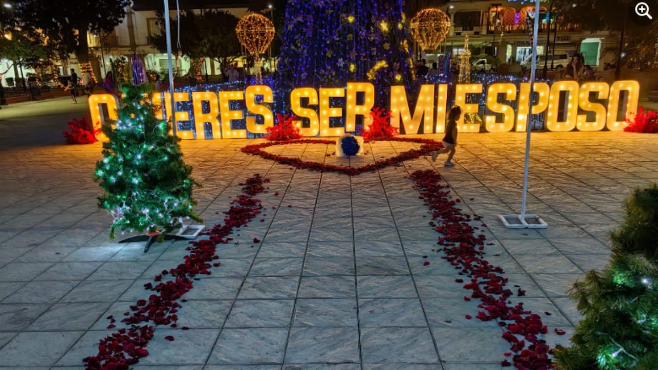 Foto:Facebook/Victoria Huitron Moreno|VIDEO: Mujer rompe estereotipos y pide matrimonio a su novio a lo grande