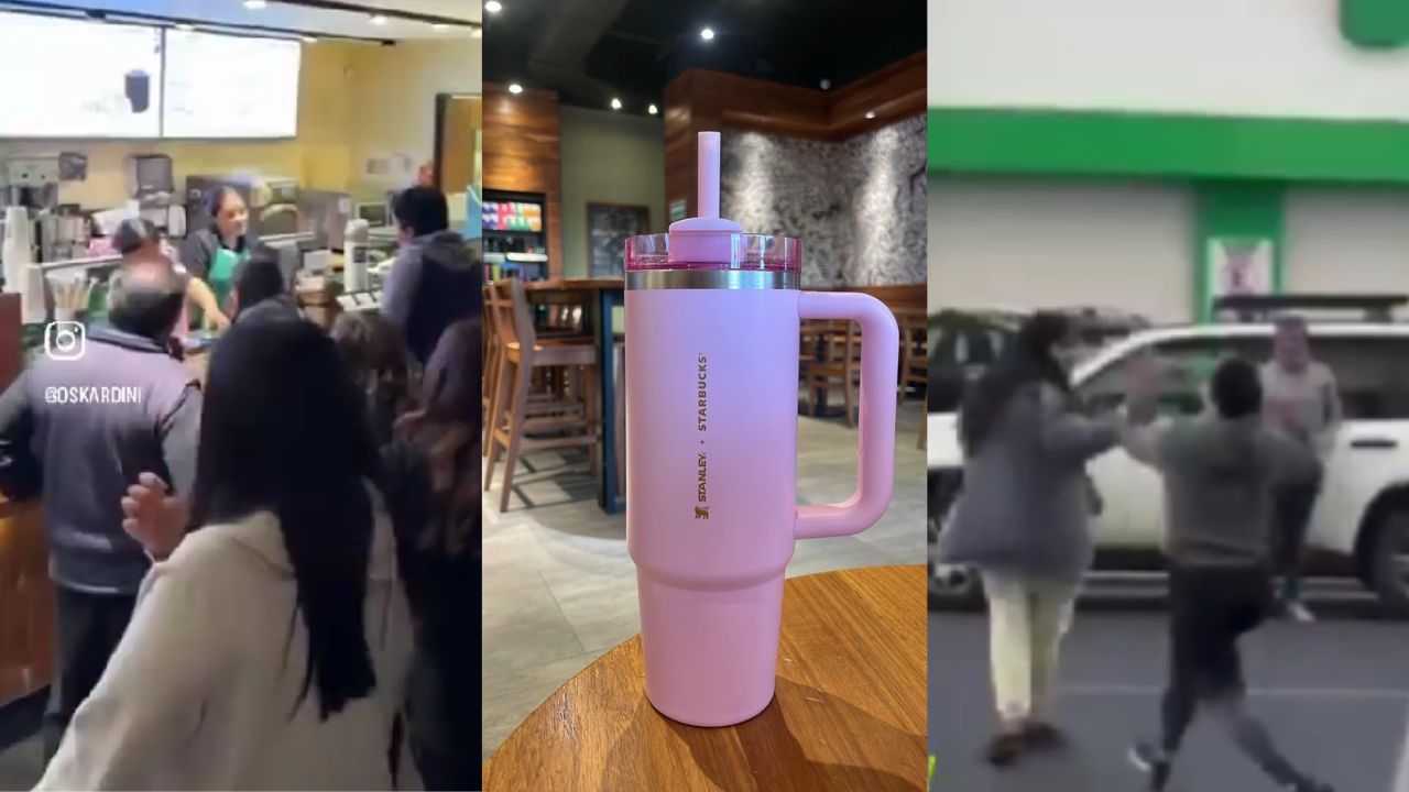 ¿Tienes el tuyo? Termos Stanley se agotan en Starbucks y gente pelea por ellos