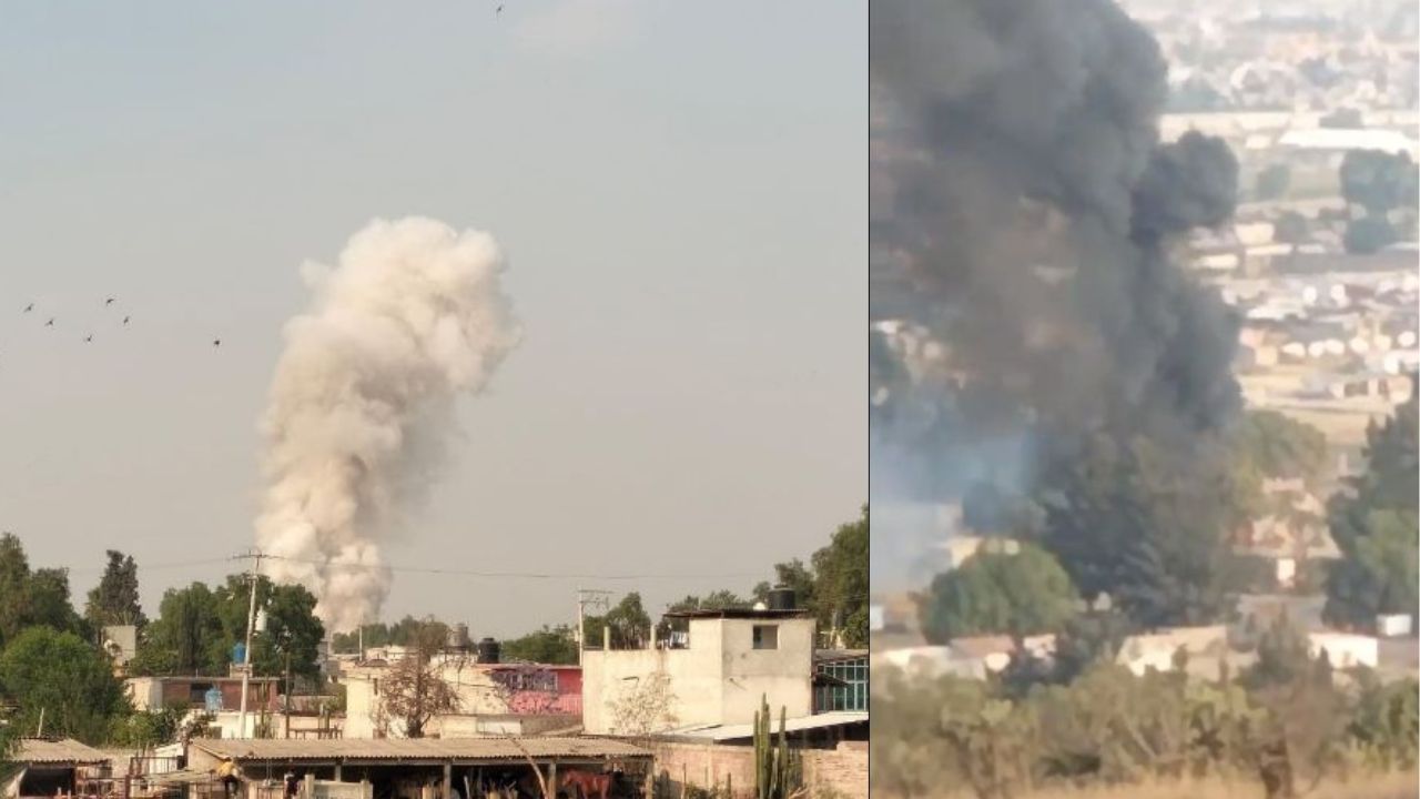 Un polvorín habría sido la causa de una fuerte explosión este sábado en Tultepec