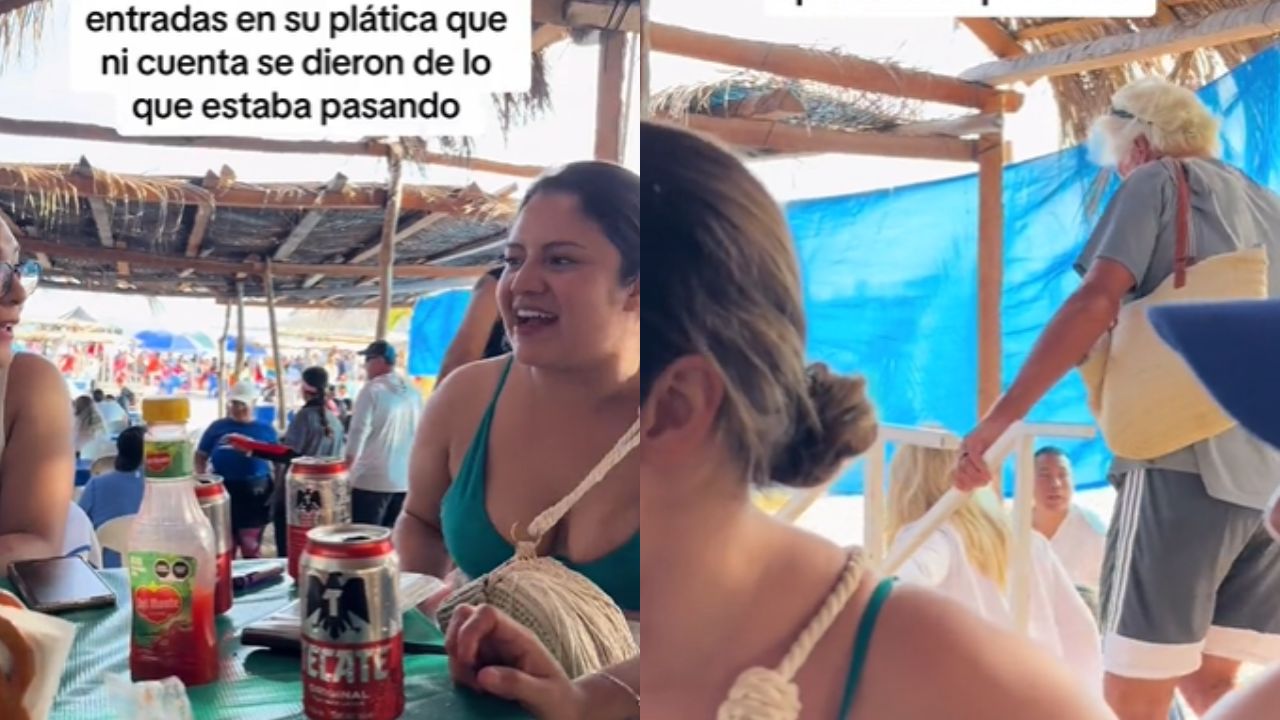 Foto:Captura de pantalla|VIDEO: Extranjeros se van de restaurante tras escuchar música mexicana