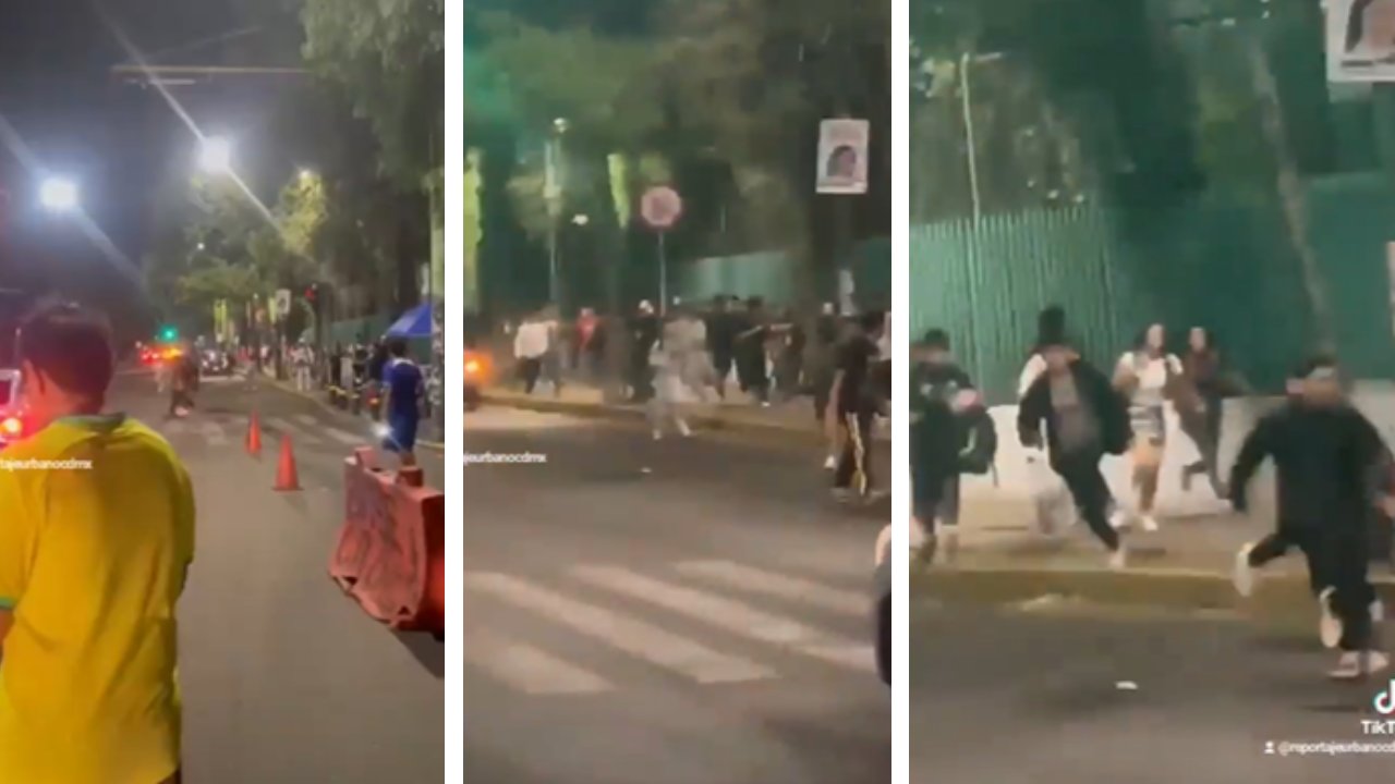 Una supuesta riña entre presuntos porros se habría registrado cerca del Colegio de Bachilleres plantel 1, en la alcaldía Azcapotzalco.