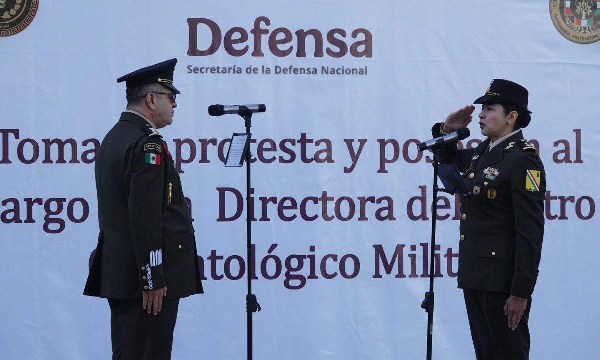 La General Brigadier Médico Cirujano, Blanca Elsi Cruz Toledo rindió protesta y tomó posesión del cargo como directora del Centro Gerontológico Militar de la Secretaría de la Defensa.