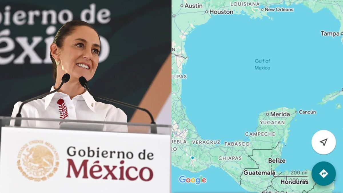 Claudia Sheinbaum dio por zanjada la polémica que, en redes, ha generado la decisión de la administración trumpista de referirse al Golfo de México.