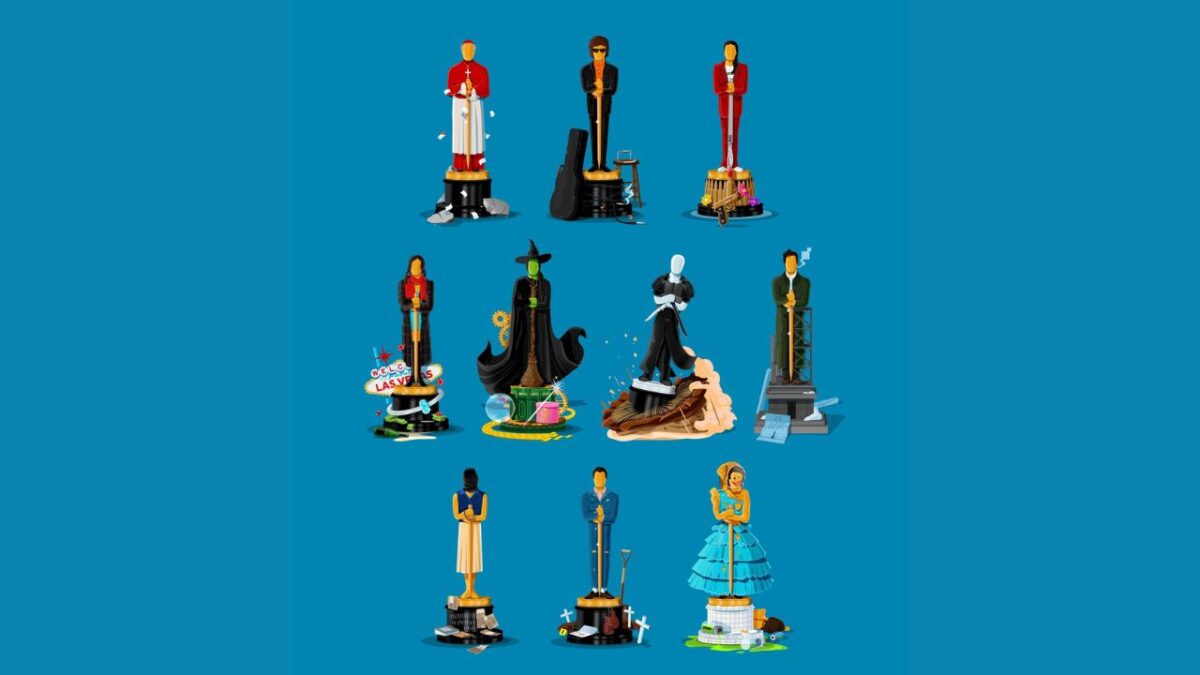 Presentan póster de las nominadas a Mejor película en Óscares