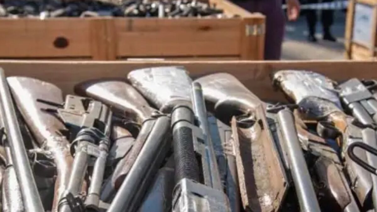 Armas de fuego provenientes de EU