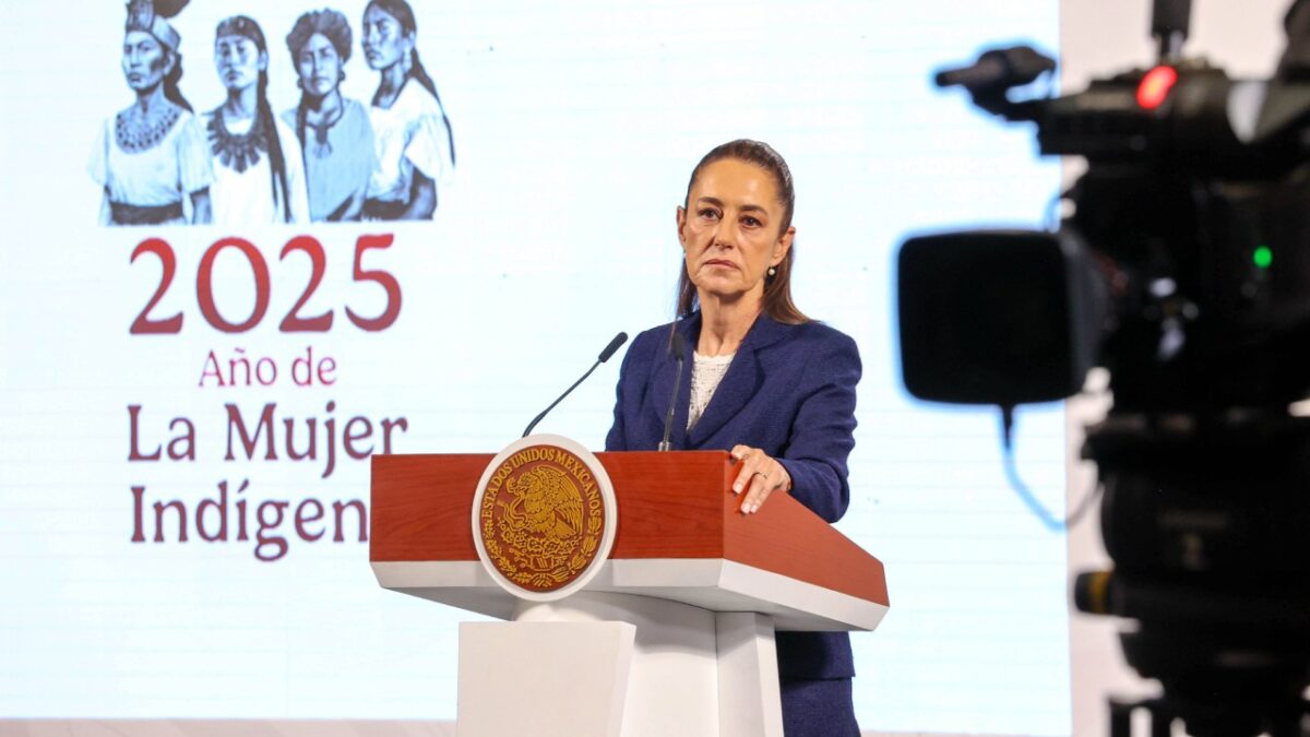 Durante la mañanera del pueblo, Claudia Sheinbaum