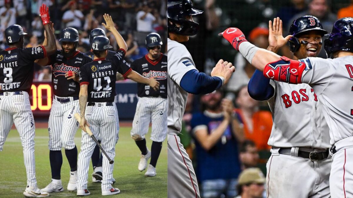 Red Sox apalea a Sultanes en partido amistoso en Monterrey