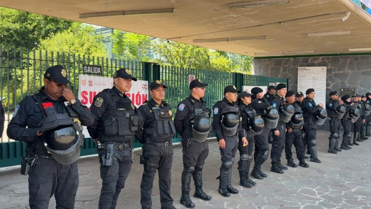 El Parque Bicentenario había queda bajo resguardo policial