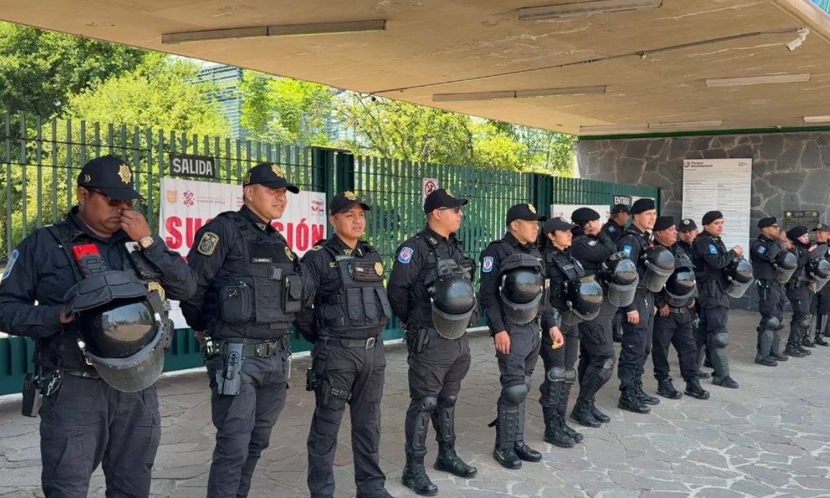El Parque Bicentenario había queda bajo resguardo policial